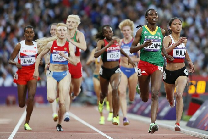 1500 m bėgimas Londono olimpinėse žaidynėse | Scanpix nuotr.