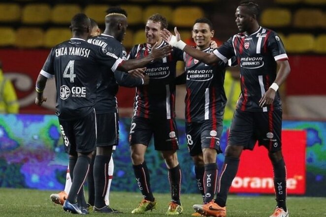 „Valenciennes“ džiaugiasi įvarčiu | AFP/Scanpix nuotr.