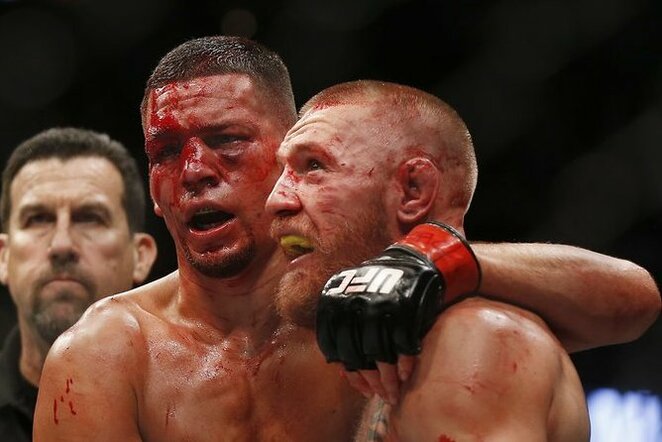 Nate'as Diazas ir Conoras McGregoras | Scanpix nuotr.