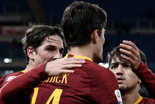 „AS Roma“ – „Sassuolo“ rungtynių akimirka  | Scanpix nuotr.