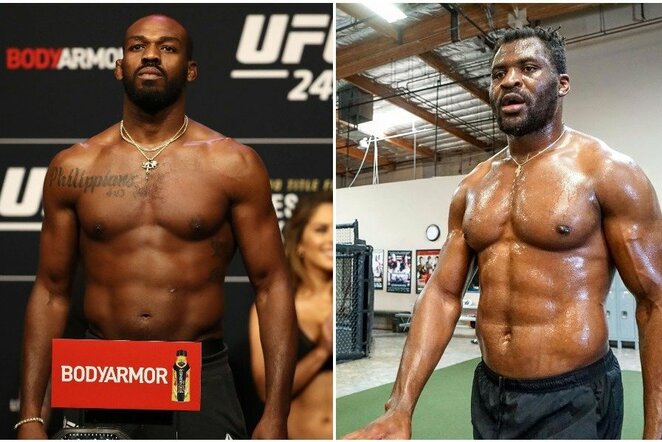 Jonas Jonesas ir Francis Ngannou | Scanpix nuotr.