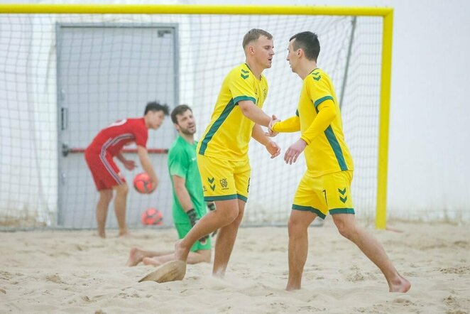 Lietuvos paplūdimio futbolo rinktinės | LFF nuotr.