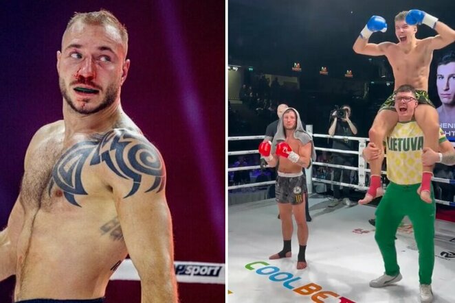 Mindaugas Narauskas ir Vakaris Didika | Eriko Ovčarenko / BNS foto ir instagram nuotr.