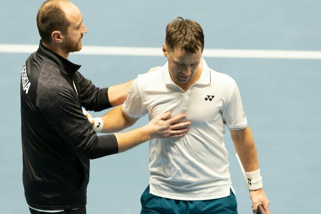 Ričardas Berankis prieš Sabą Purtseladzę | Sauliaus Čirbos nuotr.