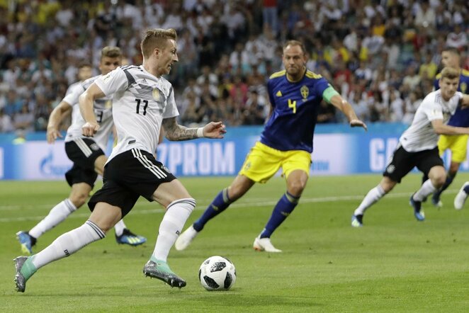 Pasaulio čempionatas: Vokietija - Švedija (2018.06.23) | Scanpix nuotr.