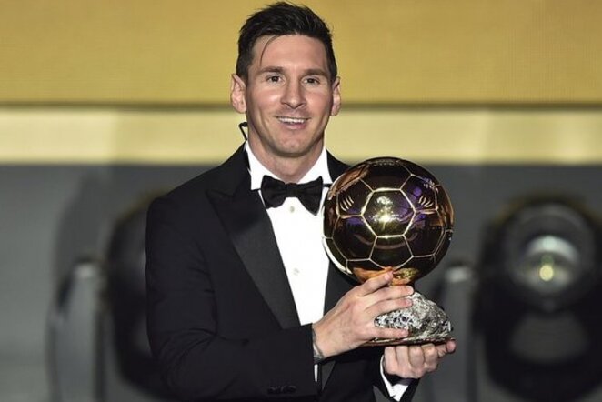 Lionelis Messi atsiėmė penktą geriausio planetos futbolininko apdovanojimą | AFP/Scanpix nuotr.