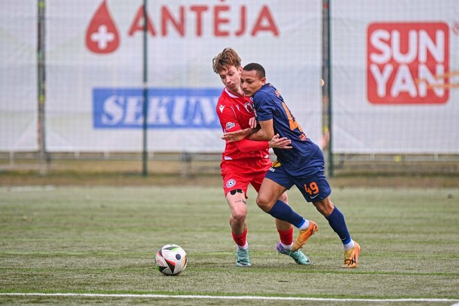 Matijus Remeikis ir Cesinha | fk-panevezys.lt nuotr.
