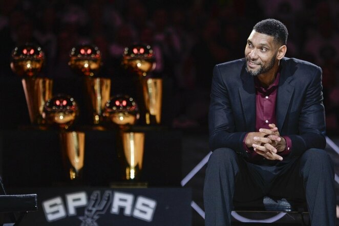 T.Duncano pagerbimo ceremonija | Scanpix nuotr.