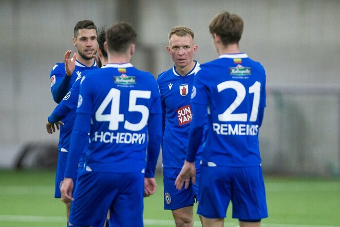 Romanas Mirošnykas (centre) | fk-panevezys.lt nuotr.