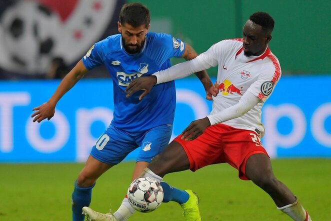 „RB Leipzig“ – „Hoffenheim“ rungtynių akimirka | Scanpix nuotr.