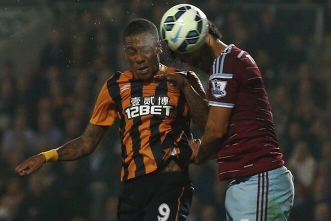 „Hull City“ – „West Ham“ rungtynių akimirka | Reuters/Scanpix nuotr.