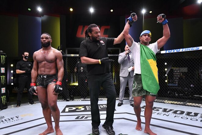 Tyronas Woodley ir Gilbertas Burnsas | Scanpix nuotr.