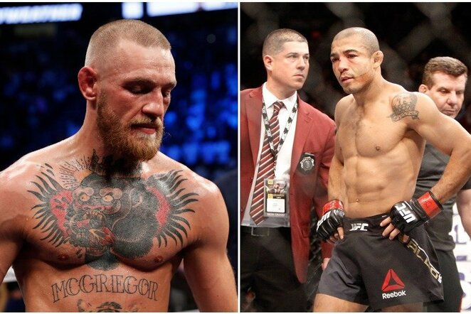 Conoras McGregoras ir Jose Aldo | Scanpix nuotr.