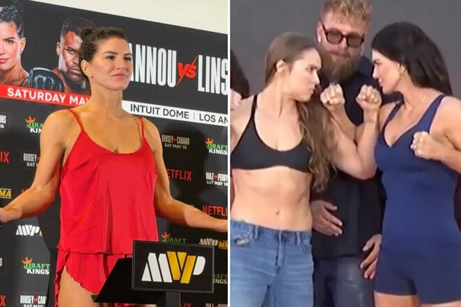 Gina Carano ir Ronda Rousey | „Stop“ kadras