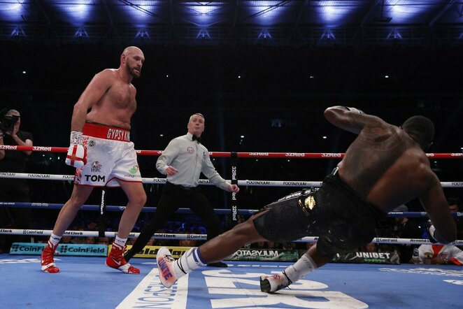 Tysonas Fury ir Dillianas Whyte'as | Scanpix nuotr.