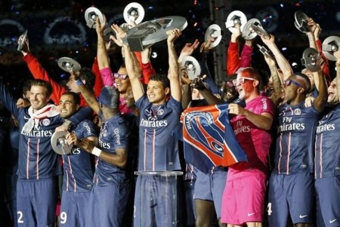 Praėjusio sezono čempionai PSG | AFP/Scanpix nuotr.