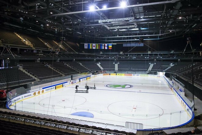 Ledas „Žalgirio“ arenoje | hockey.lt nuotr.