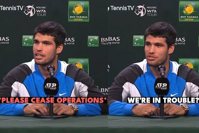 Carlosas Alcarazas | „Stop“ kadras