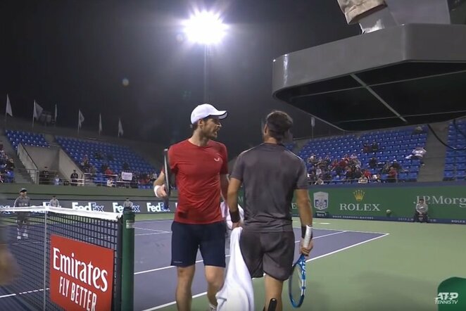 Andy Murray'us ir Fabio Fognini | Youtube.com nuotr.
