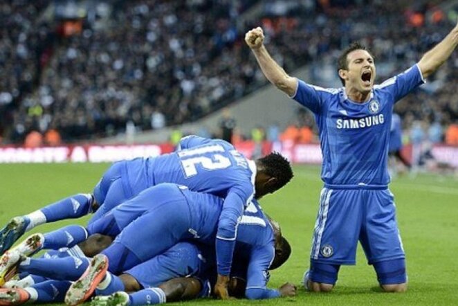 „Chelsea“ švenčia įvartį prieš „Tottenham“ | AFP/Scanpix nuotr.
