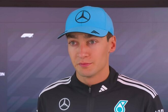 George'as Russellas | „Stop“ kadras