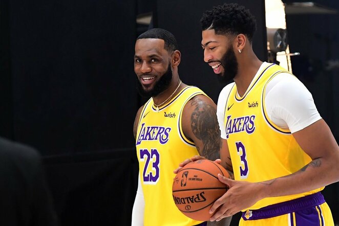 LeBronas Jamesas ir Anthony Davisas | Scanpix nuotr.