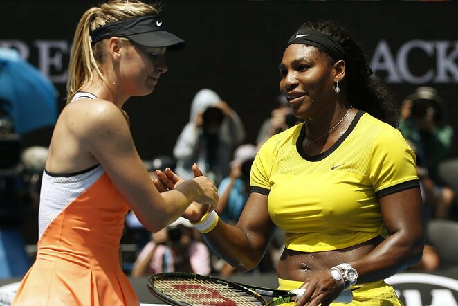 Marija Šarapova ir Serena Williams | Scanpix nuotr.