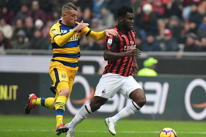 „AC Milan“ – „Parma“ rungtynių akimirka  | Scanpix nuotr.