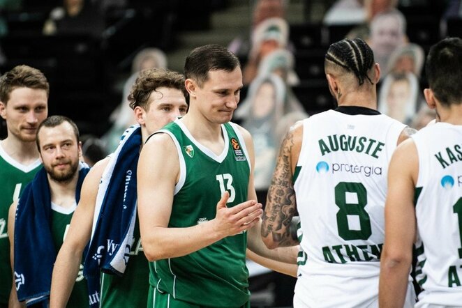 „Žalgirio“ ir „Panathinaikos“ rungtynės | BNS/Arno Strumilos nuotr.