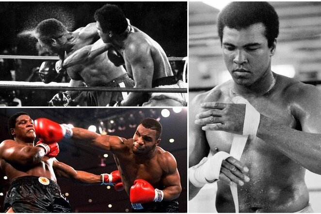 Muhammadas Ali, George'as Foremanas ir Mike'as Tysonas | Scanpix nuotr.