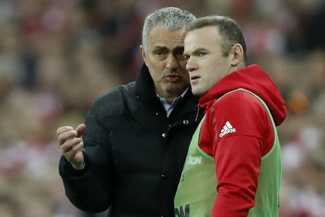 J.Mourinho ir Wayne'as Rooney | Scanpix nuotr.