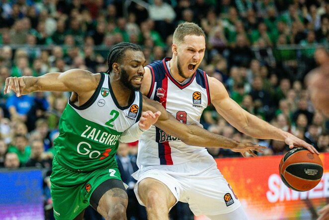 „Žalgiris“ – „Baskonia“ rungtynių akimirka | Teodoro Biliūno / BNS foto nuotr.