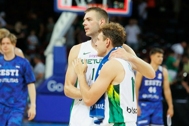 Lietuva - Estija rungtynių akimirka | BNS nuotr.