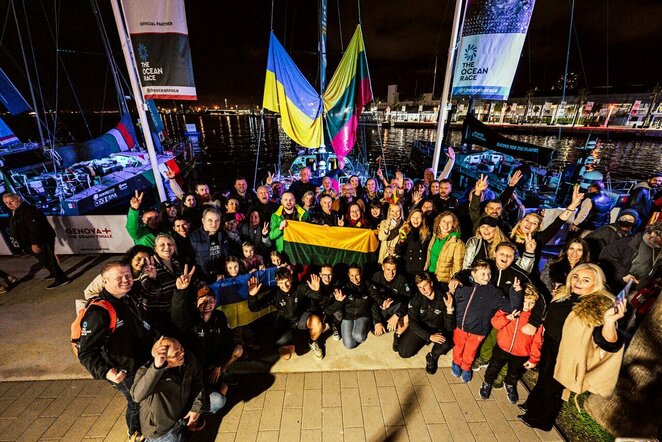 „Ambersail 2“ pagalbos Ukrainai žinutė buvo išgirsta: Lietuvos misiją palaiko net konkurentų komandos | Domo Rimeikos nuotr.