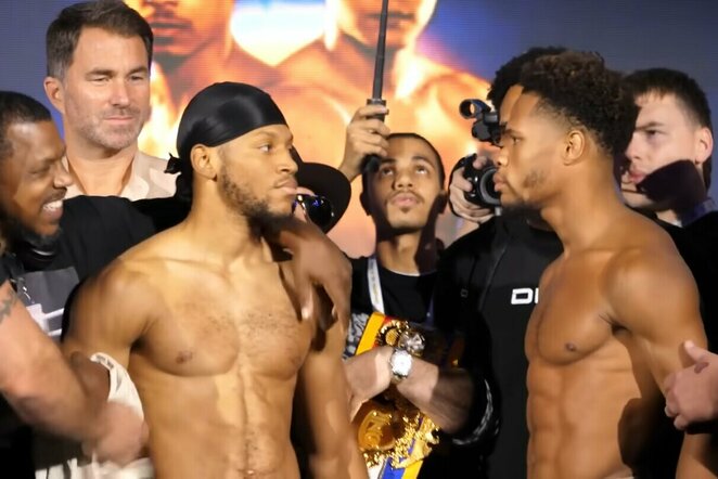 Brianas Normanas ir Devinas Haney | „Stop“ kadras