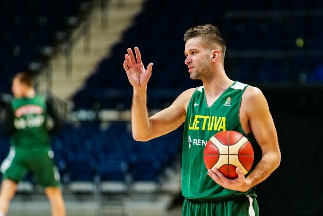 Lietuvos krepšinio rinktinės treniruotė | Žygimanto Vingelio nuotr.