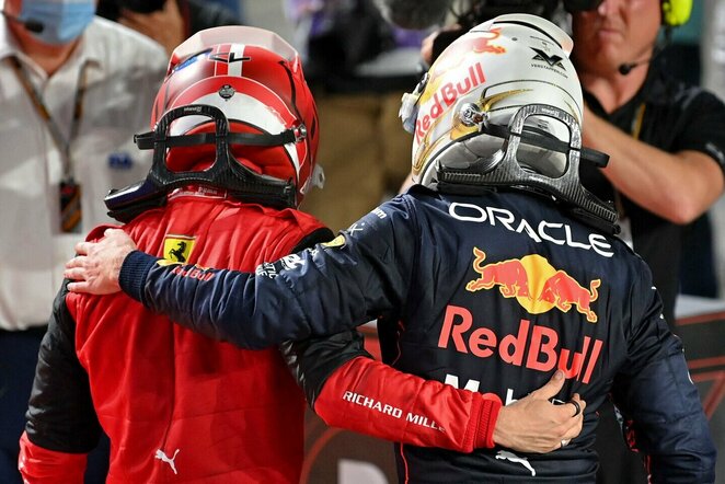 Charlesas Leclercas ir Maxas Verstappenas | Scanpix nuotr.