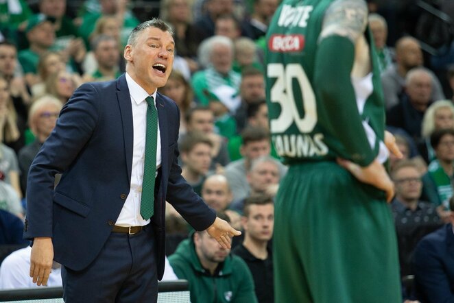 Šarūno Jasikevičiaus emocijos | Josvydo Elinsko / BNS foto nuotr.