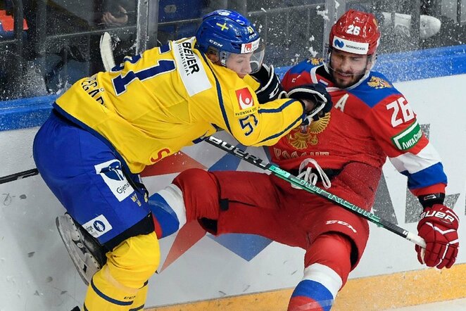 Rusų ir švedų rungtynės | Scanpix nuotr.