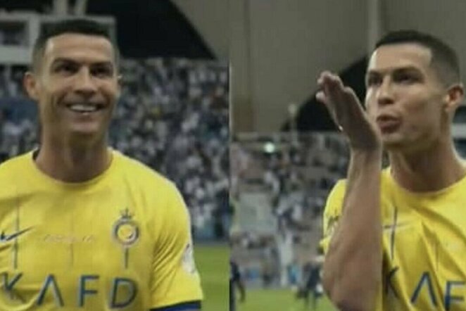Cristiano Ronaldo | „Stop“ kadras