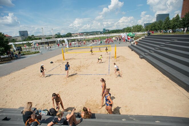 Paplūdimio tinklinis | Alfredo Pliadžio nuotr.