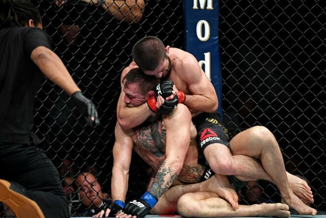 Conoras McGregoras prieš Chabibą Nurmagomedovą | Scanpix nuotr.