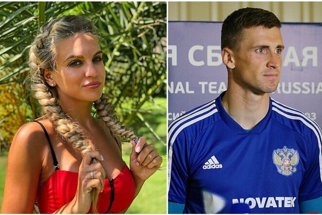Ksenija ir Sergejus Pesjakovai | Instagram.com nuotr