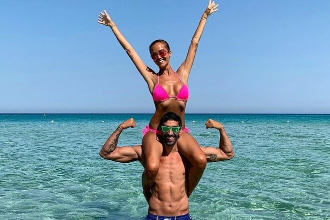 Filippo Magnini su mergina | Instagram.com nuotr