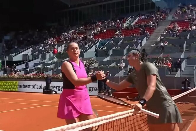 Jelena Ostapenko ir Ons Jabeur | „Stop“ kadras