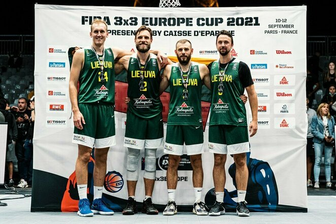 Lietuvos vyrų 3x3 krepšinio rinktinė | FIBA nuotr.