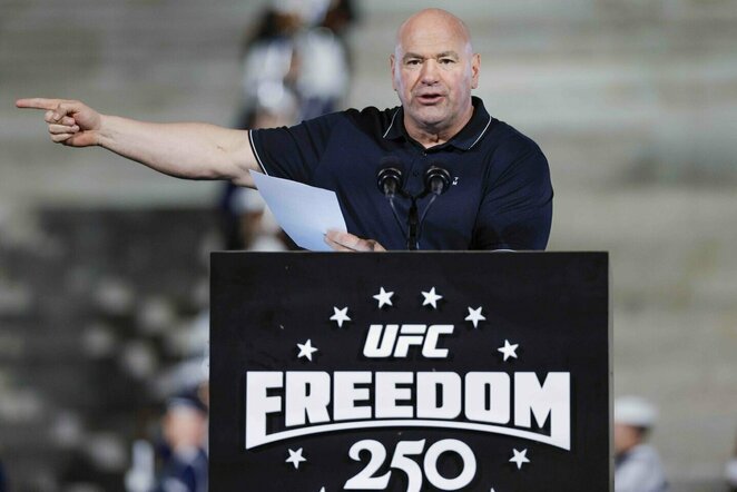 Dana White'as | EPA nuotr.