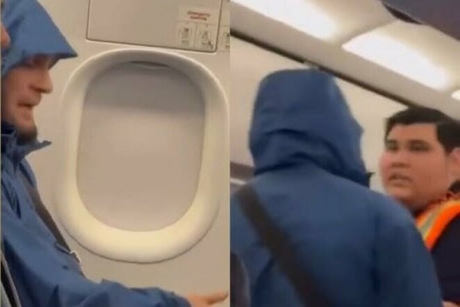 Ginčas lėktuve | „Stop“ kadras