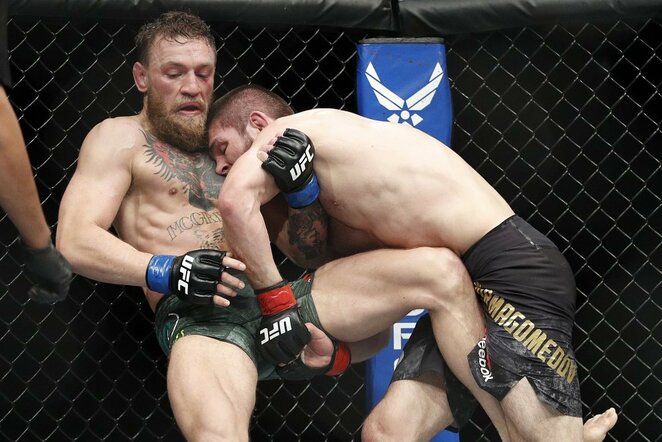 Conoras McGregoras prieš Chabibą Nurmagomedovą | Scanpix nuotr.