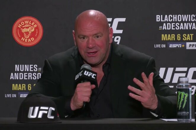 Dana White'as | Youtube.com nuotr.